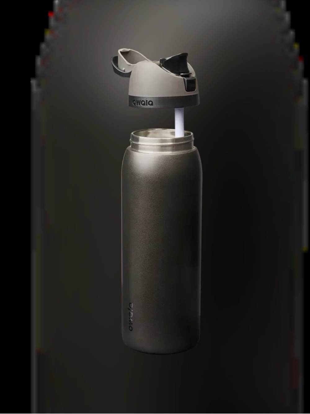 Owala 40oz Metallic FreeSip® Water Bottle (Grey Nailed It) - Picture 1 of 3